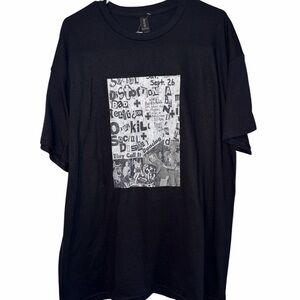 Social Distortion Black Graphic Tee Size XL New